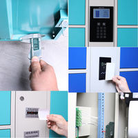 Casier intelligent moderne avec impression automatique de codes à barres électroniques Casier d'emballage Windows pour l'appartement et le parc Stockage en acier durable