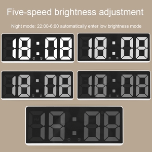<span class=keywords><strong>Reloj</strong></span> Despertador Electrónico Digital de Escritorio y Mesita de Noche LED de Doble Propósito al por Mayor - Product Image 5