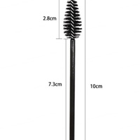 Meilleure vente de baguettes de mascara brosse à cils jetable de marque privée brosse à cils en forme de larme baguette à cils en forme de goutte baguettes à cils