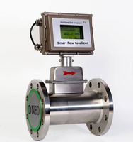 Medidor de Flujo de Turbina de Gas Inteligente DN100 con Compensación de Temperatura y Presión, Precisión RS485 Modbus 4-20mA