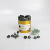 Geotec Wuxi Type de matrice CROWN Assurance qualité 123mm Foret PDC sans carottage Forage pétrole gaz Machine d'exploration géologique