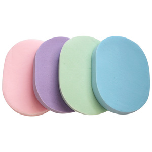 Esponja Limpiadora Facial en Forma de Huevo 11x8.5x1.5cm, Almohadilla Desmaquillante para Uso General - Product Image 1