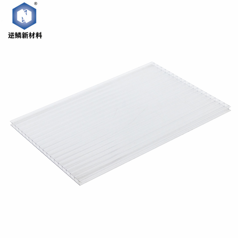 Лидер продаж, пластиковые кровельные панели с несколькими стенками, 4 фута х 10 футов, полые кровельные панели из поликарбоната с двойной крышей