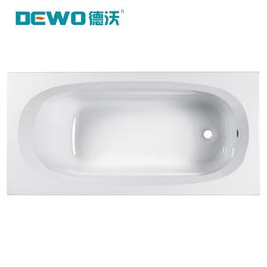 Baignoire rectangulaire encastrable en acrylique blanc pour 1 personne, moderne, pour adultes, idéale pour les hôtels et appartements, bon marché et de bonne qualité - Product Image 3