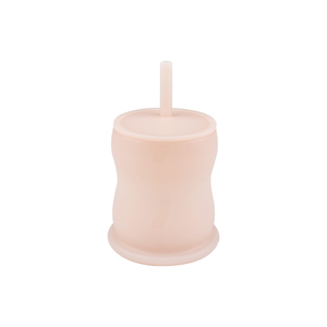 Gobelet d'apprentissage en silicone incassable de 250 ml, facile à nettoyer, non toxique, pour l'auto-éveil à la boisson des tout-petits - Product Image 1