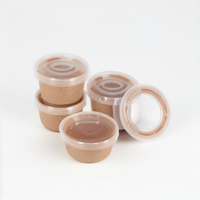Gobelets carrés en papier pour glace, emballage pour glace à vendre, pour desserts, machine à gaufres, machine à crocs, bol en papier pour gaufres