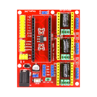KUNOGSHUN Vente en gros CNC Shield V3 V4 Machine à graver 3D Printer Parts Extension Plate Board pour Arduino DIY Kit A4988 Driver
