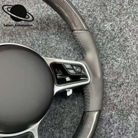Volant en fibre de carbone pour Porsche 981 991 992 718 Macan Panamera 971 Cayenne Taycan Boxster Cayman GT Macan