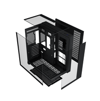 AntarcChill Custom Computer Case Three Glass Panels PC Case Full Tower Atx Aluminium Desktop Pc Gaming Computer Case Game Casing