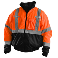 Giacche Riflettenti Invernali di Sicurezza Stradale Hi-Vis Disponibili Come Campione - Giacca da Lavoro per Congelatori