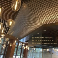Panneau décoratif tissé en maille de fil d'acier inoxydable Yuchen pour cloisonnement intérieur