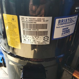 Compresseur à spirale Bristol H2NG244DREF 380V 50Hz sans huile pour usage industriel - Product Image 1