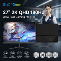 Moniteur de jeu Sharerdp Factory 27 pouces 2K 1440P 180Hz 100Hz IPS 1ms DP pour ordinateur de bureau – Vente en gros
