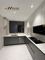 Homedge Armoires de cuisine sur mesure Vente en gros à bas prix Armoires de seconde main fabriquées en Chine Meubles remis à neuf