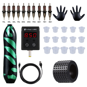 Juego de Máquina de Tatuaje Permanente de Aleación de Aluminio, Kit Completo de Taller de Tatuaje para Uso Profesional - Product Image 1