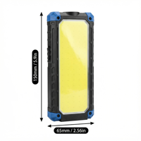 Lampe de travail LED COB personnalisable à faible MOQ, magnétique, rechargeable, étanche, à intensité variable, lampe d'inspection portable, lampe torche pour