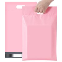 Offre Spéciale d'usine Personnaliser Logo Sous-Vêtements Paquet Rose Poignée Poly Sac D'expédition pour Vêtements Paquet