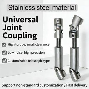 Acoplamiento <span class=keywords><strong>Universal</strong></span> Retráctil de Alta Calidad, Acero Inoxidable, Longitud Personalizable OEM, Equipo para la Industria Alimentaria y Farmacéutica, Resistente - Product Image 1