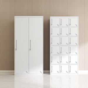 Armadio Moderno in Acciaio Regolabile Homniture con Grande Capacità per Camera da Letto e Soggiorno - Product Image 5