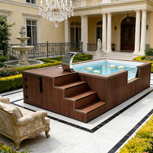 Piscine de style industriel avec finitions en béton et structure en acier - Product Image 5