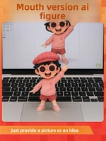 Personnalisation de photos, figurine réaliste faite à la main, impression 3D d'animaux de compagnie, poupée IA, cadeau, service d'impression 3D PVC personnalisé