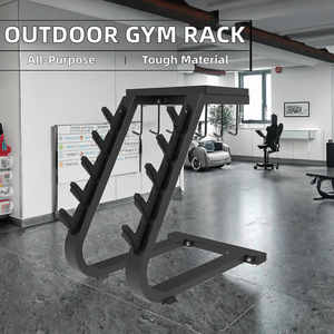 Acciaio portatile bilanciere albero Fitness cremagliera all'aperto attrezzature da palestra accessorio da parete per allenamento in palestra - Product Image 2