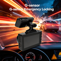 Cámara para Coche VIEVGUARB T5A IPS con Grabación en Bucle, Sensor G, Control por Aplicación, 1080P, Doble Lente, Full HD