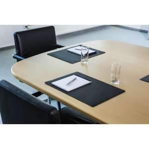 DURABLE - 7101-01 <b>Desk</b> pad 420x300 mm for conference rooms, black (multi-pack) - EAN 4005546701844 <b>DESK</b> ACCESSORIES <b>DESK</b> <b>MATS</b> - Product Image 1