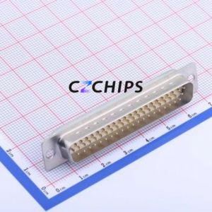GHDM62M-180 D-Sub/VGA Connector Through hole Component (THT) Connector High Density D-Sub Male 62P Through Hole - Product Image 1