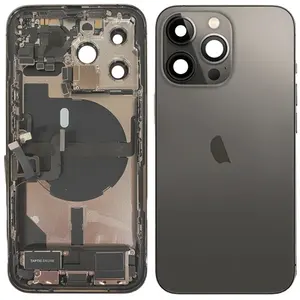 Carcasa trasera seleccionada de grado A de equipo profesional para iPhone 14 Pro Max, cubierta trasera de batería con cables y botones flexibles originales