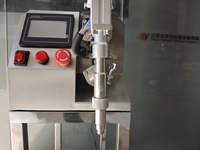 Machine de remplissage semi-automatique de haute précision à servo-moteur pour pâtes, liquides, crèmes cosmétiques, miel, sauces et huiles comestibles en bouteille