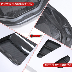 Capot moteur en fibre de carbone sèche style Challenge, prix usine, pour Ferrari 488 - Product Image 6