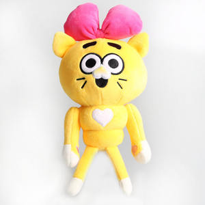 La mejor venta Kawaii dibujos animados y Anime juego periféricos batalla gato peluche batalla gatito peluche muñeca Ame periférico juguetes de peluche - Product Image 6