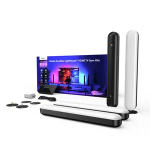 Smart WIFI RGBIC Music Video Sync Tuya Sync Box HDMI 2.0 with TV Backlight Strip Kits for Gaming Room
