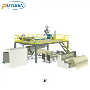 PYS-3200mm Pp Spunbond Non Wonven Making Equipment Polyester Niet-Geweven Lijn