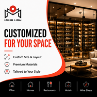 Système de casier à vin sur mesure, cave à vin personnalisée, salle à cigares sur mesure, suites d'hôtel, bar à vin, solution clé en main pour la conception et la construction