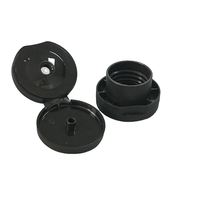 Forme de champignon de couleur mélangée 24-410 avec capuchon supérieur rabattable à surface mate pour bouteilles en plastique Squzze produits de soins personnels