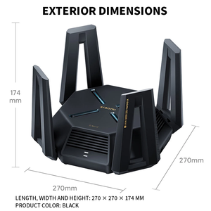 Mi 10 Gigabit Router kép 10000Mbps cổng mạng wifi Tri-Band 2GB RAM Repeater không dây lưới IPTV USB 3.0 Bộ định tuyến tốt nhất - Product Image 2