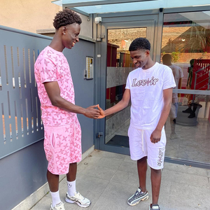 Completo Streetwear con Stampa Sublimatica, Set Due Pezzi Personalizzato, <span class=keywords><strong>Abbigliamento</strong></span> <span class=keywords><strong>Slim</strong></span> <span class=keywords><strong>Fit</strong></span>, Completo Casual da <span class=keywords><strong>Uomo</strong></span> con Pantaloncini e T-shirt, Vendita all'Ingrosso - Product Image 6