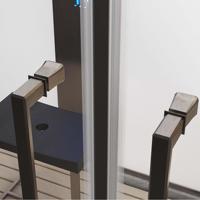 Sauna Comercial SG108L/R para 2 Personas, Sauna de Infrarrojos Lejanos, Sauna de Vapor Seco Eléctrica de Madera Sólida para Hoteles, Villas y Proyectos de Bienestar