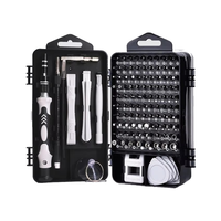 Kit d'outils de réparation magnétique 115 en 1 de qualité professionnelle Kit d'outils électroniques Micro embouts magnétiques pour réparation de tablette, PC, iPhone, PS4