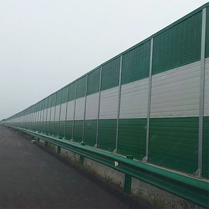 High Impact-Resistant Aluminum Modern Noise Wall <strong>Road</strong> Highway Airport Acoustic <strong>Barriers</strong> with NRC 30-35 for Noise Reduction - Product Image 1