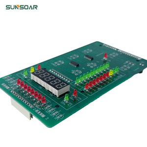 แผงวงจรสีเขียว QLN-602-3ควบคุมอุตสาหกรรม sunsoar พร้อมจอแสดงผล LED และส่วนประกอบรีเลย์ - Product Image 4