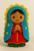 OEM personnalisé religieux série Notre-Dame de Guadalupe jouet en peluche mignon dessin animé poupée vacances ambiance église cadeau oreiller pendentif