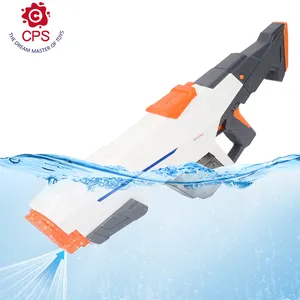 CPSTOYS 2024 New Arrival Electric Water Gun With Light Automatic Water Squirt Gun Toys 7.4V Battery Powerful Water Gun