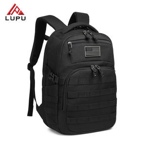 Mochila Táctica LUPU de 25l, Blanca y Negra, Camuflaje, para Exteriores, Escuela, Viajes, con Compartimento para Portátil - Product Image 1