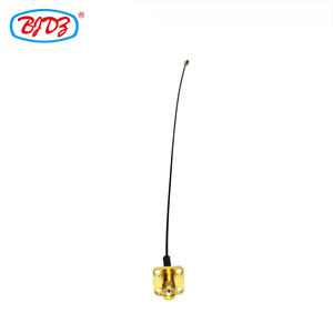 Enchufe macho RP SMA de fábrica/conector hembra 90 grados <span class=keywords><strong>Cable</strong></span> de extensión de antena WIFI 1,13mm RF Coaxial Pigtail para enrutador 3G 4G cobre - Product Image 5