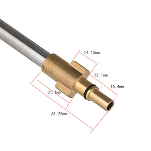 Adaptateur de buse de nettoyeur haute pression Hanggao en laiton et acier inoxydable, pression réglable pour le nettoyage de voitures - Product Image 4
