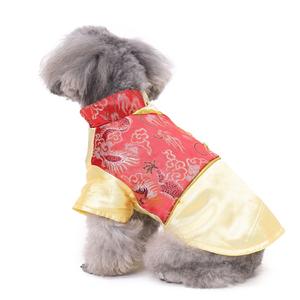 कुत्तों के लिए बड़े कुत्ते के कपड़े पहनने के लिए अच्छी गुणवत्ता चीनी नए साल बड़े कुत्ते के कपड़े सूट - Product Image 1