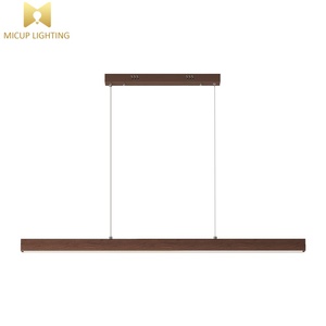 Luminaire suspendu de salle à manger en <span class=keywords><strong>bois</strong></span> <span class=keywords><strong>long</strong></span>, style minimaliste américain Wabi Sabi, industriel, haute performance, moderne, style nordique - Product Image 5
